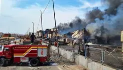 ارسال ۳ تن کف اطفای حریق از آتش‌نشانی تهران به بندرعباس