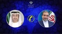 تماس تلفنی وزرای امور خارجه جمهوری اسلامی ایران و امارات