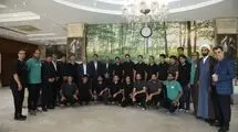 دیدار صمیمی تاج با اعضای تیم ملی فوتبال نابینایان