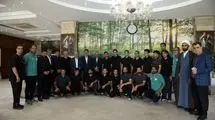 دیدار صمیمی تاج با اعضای تیم ملی فوتبال نابینایان