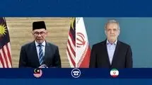 گفت‌وگوی تلفنی رئیس‌جمهور ایران و نخست‌وزیر مالزی 