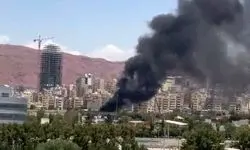 آتش‌سوزی دستگاه رنجر در یک شهربازی تبریز