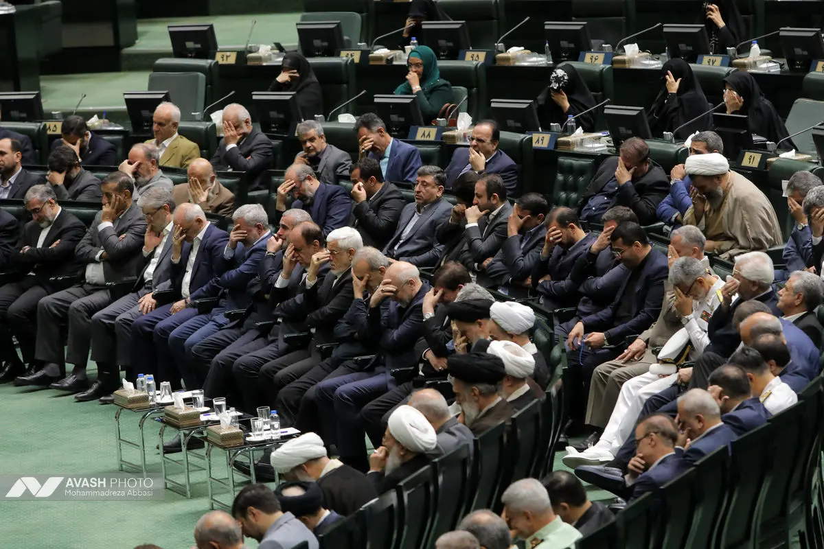 مراسم بزرگداشت شهدای خدمت در مجلس شورای اسلامی
