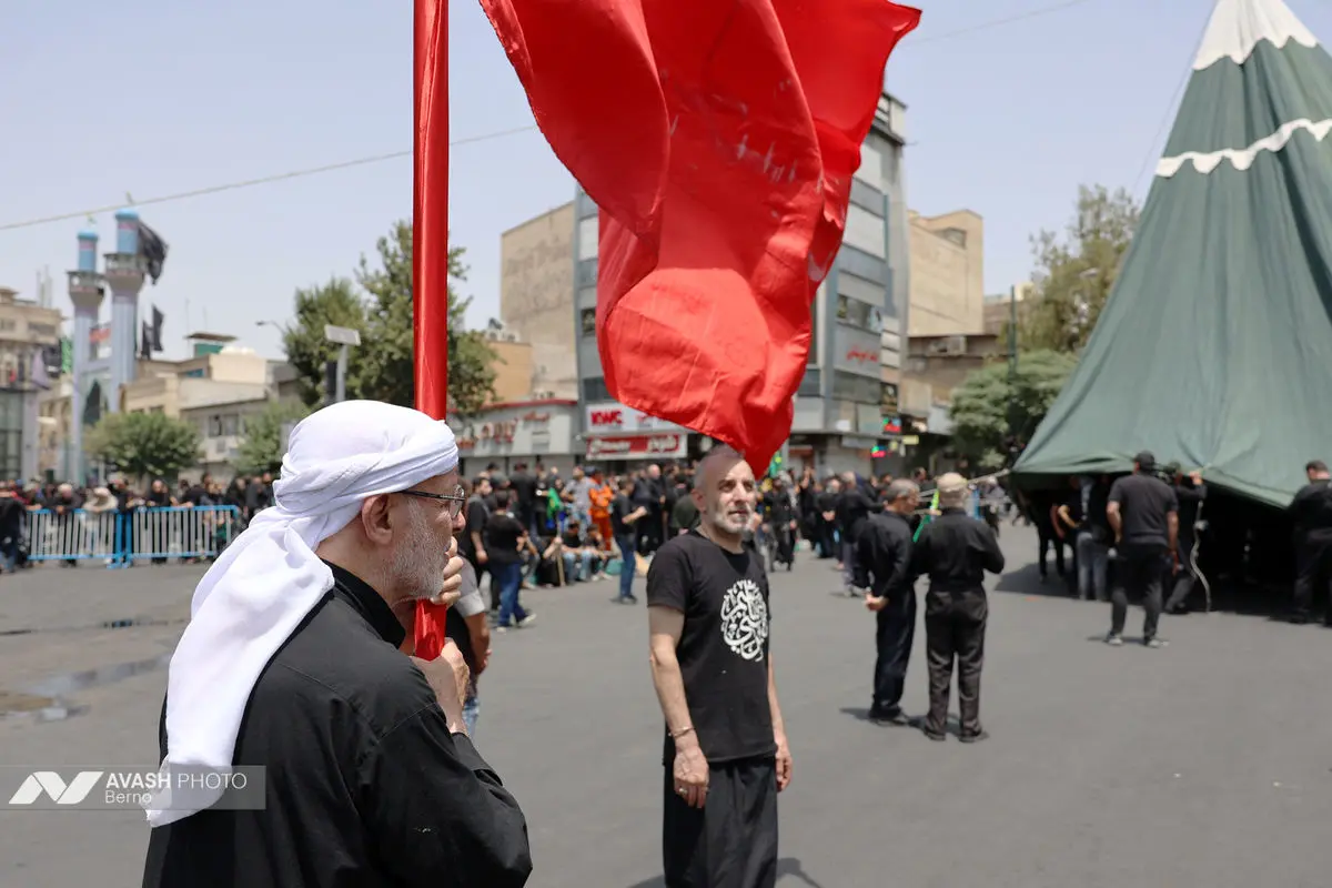 خیمه سوزان ظهر عاشورا - چهارراه گلوبندک