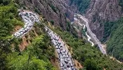 امکان تردد در جاده کرج - چالوس تا تونل کندوان