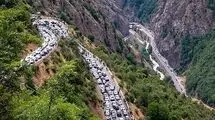 امکان تردد در جاده کرج - چالوس تا تونل کندوان