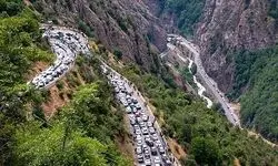 ترافیک نیمه‌سنگین در محورهای مواصلاتی شمال و اطراف تهران