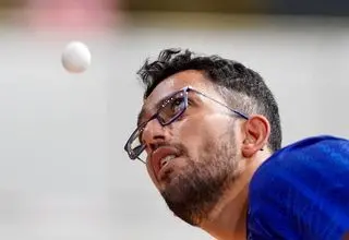 پیروزی مقتدرانه فرزاد چراغی مقابل پینگ‌پنگ‌باز برزیلی