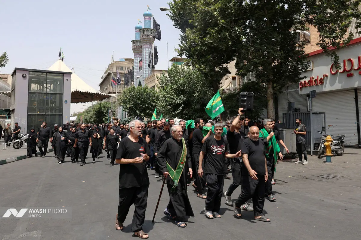 خیمه سوزان ظهر عاشورا - چهارراه گلوبندک