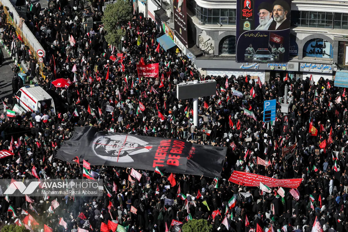 مراسم تشییع پیکر مطهر رهبر شهید انقلاب - مشهد