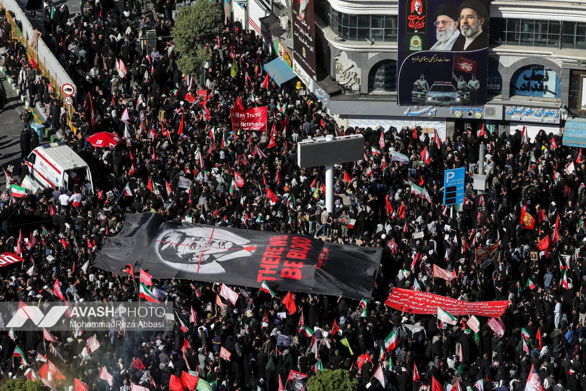 مراسم تشییع پیکر مطهر رهبر شهید انقلاب - مشهد
