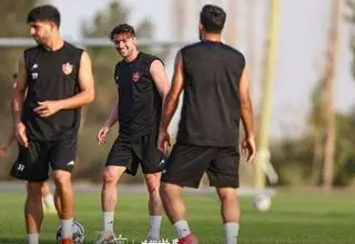 سوپرایز در تمرین پرسپولیس