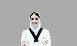 هستی محمدی در رقابت‌های تکواندو به برتری رسید