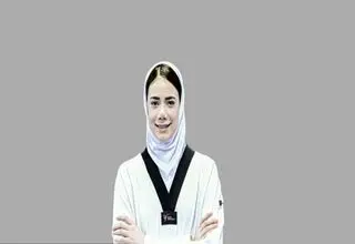 هستی محمدی در رقابت‌های تکواندو به برتری رسید