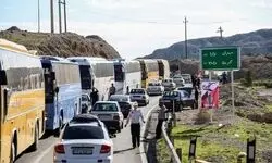 زائران بازگشت خود را به روزهای پایانی اربعین موکول نکنند/ ترافیک سنگین در جاده مهران