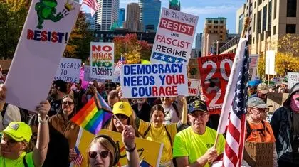 واکنش عجیب ترامپ به میلیون‌ها معترض آمریکایی