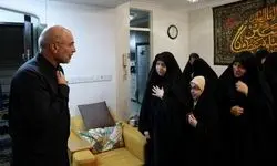 قالیباف با دو دختر شهید باقری دیدار کرد