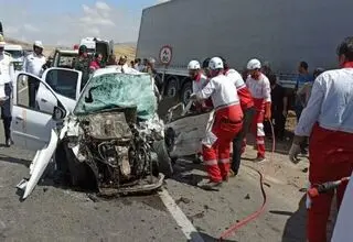 فوت ۸۳۸ نفر در تصادفات نوروز ۱۴۰۴