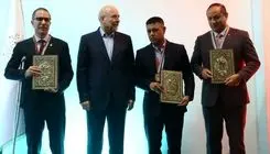 قالیباف نشان "سمت درست تاریخ" را به چند مقام ونزوئلایی اهدا کرد
