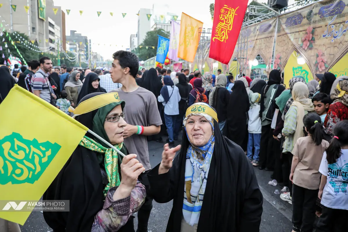 اجتماع ۵ کیلومتری امام رضایی‌ها در تهران