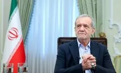فیلم روبوسی پزشکیان با نخست وزیر عراق
