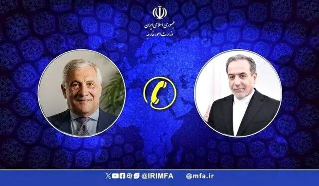 رایزنی عراقچی با همتای ایتالیایی درباره مذاکرات