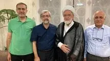 دیدار مشاوران میرحسین موسوی با مهدی کروبی 