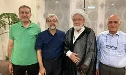 دیدار مشاوران میرحسین موسوی با آیت الله مهدی کروبی

