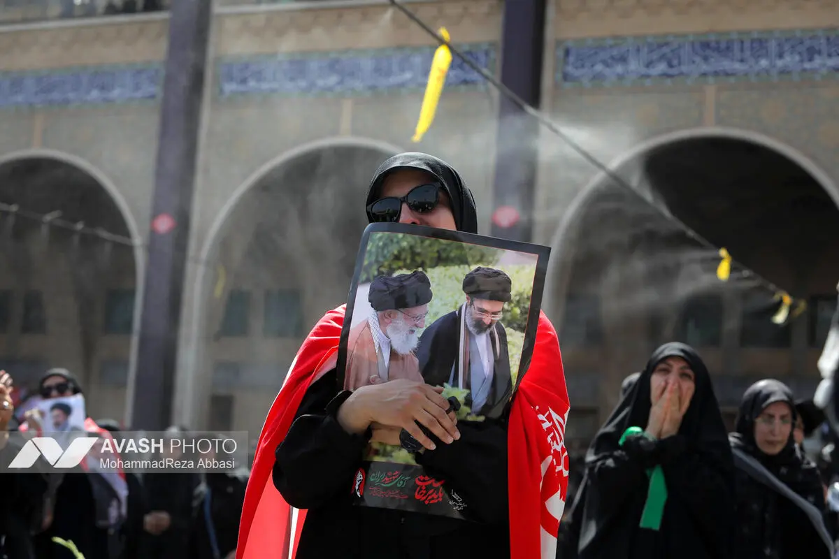 مراسم وداع با رهبر شهید انقلاب