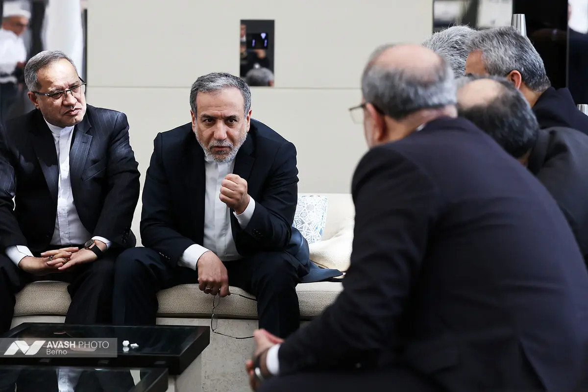 هیات مذاکره کننده ایران پیش از آغاز دور سوم مذاکرات ایران و آمریکا در عمان