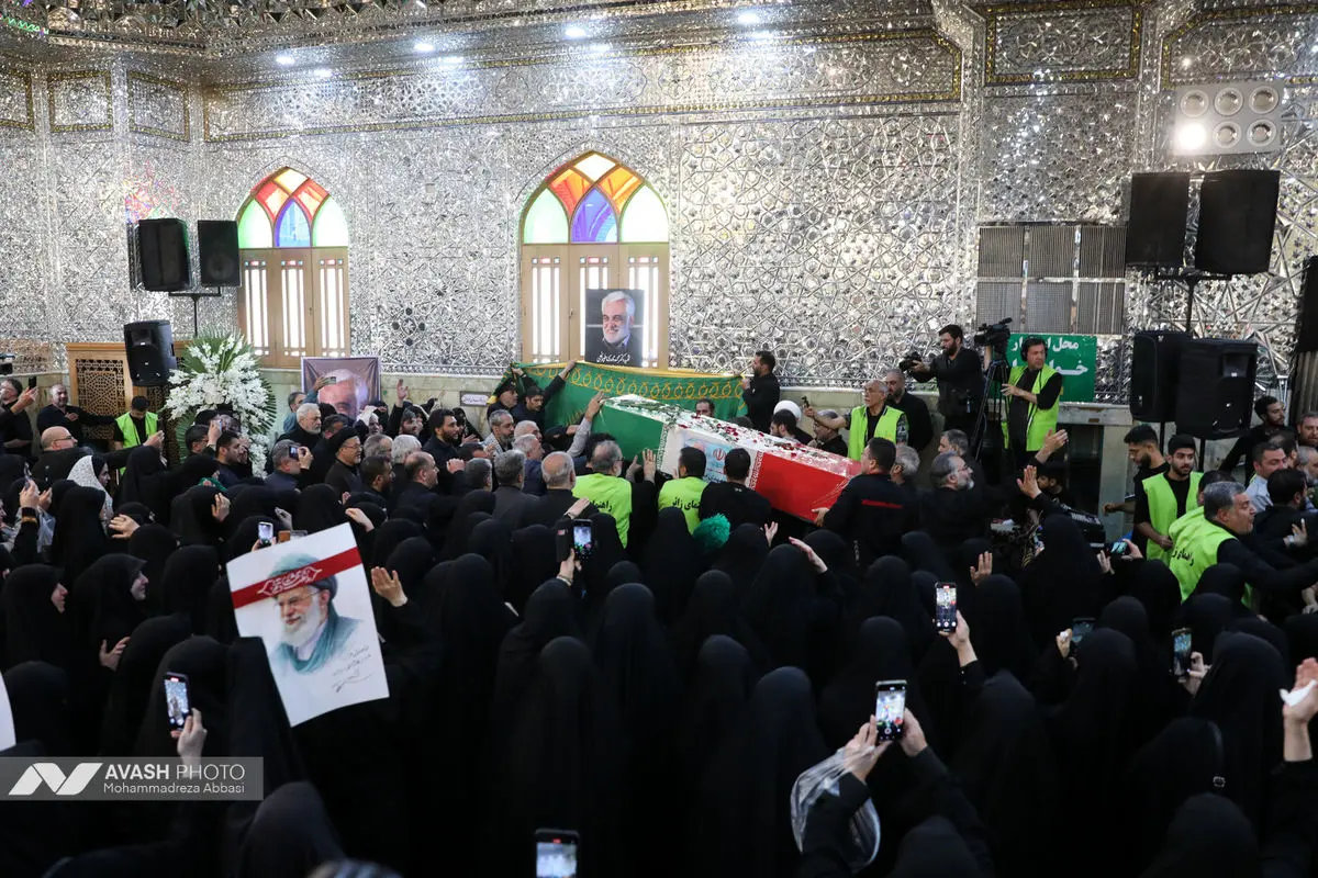 تشییع پیکر دکتر محمدمهدی طهرانچی در حرم حضرت عبدالعظیم حسنی (ع)
