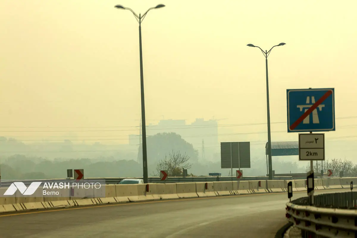 تداوم آلودگی هوای تهران تا فردا؛ بارش پراکنده و وزش باد در راه
