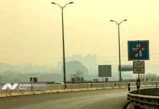 تداوم آلودگی هوای تهران تا فردا؛ بارش پراکنده و وزش باد در راه