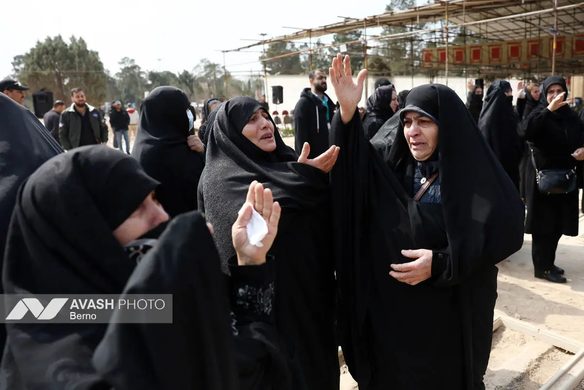 مراسم تشییع پیکر شهدای تجاوز آمریکا و رژیم صهیونیستی - تهران