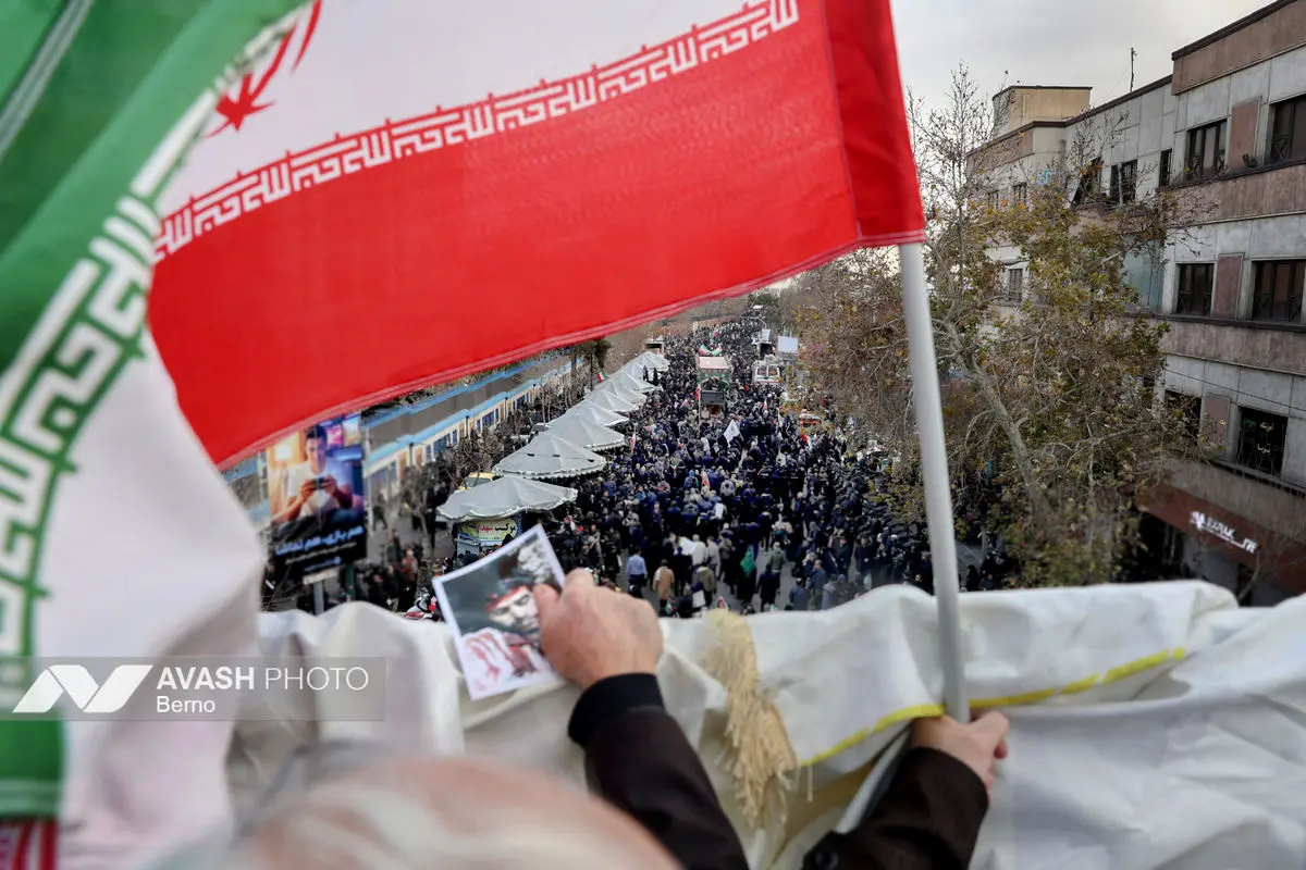 مراسم تشییع پیکر شهدای جنایات اخیر صهیونی - آمریکایی _۲