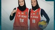 واکنش دختران بسکتبال ایران به برد مقابل مصر 