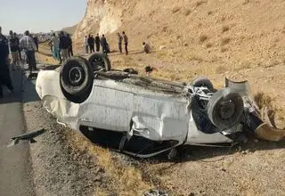 حادثه مرگبار در جاده نهاوند - کرمانشاه 