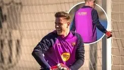 تراشتگن به تمرینات گروهی بارسلونا بازگشت