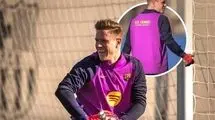 تراشتگن به تمرینات گروهی بارسلونا بازگشت