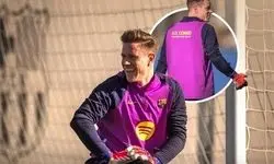 تراشتگن به تمرینات گروهی بارسلونا بازگشت