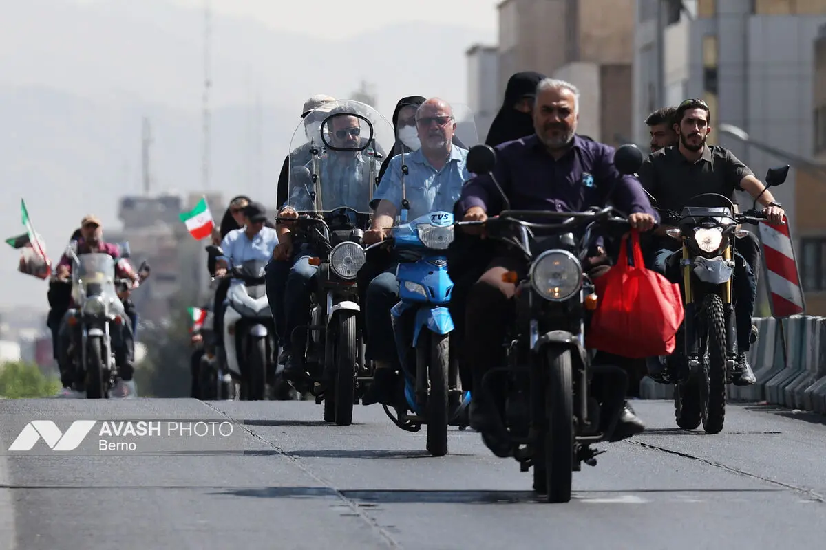 رزمایش موتور سواران جان‌فدای ایران