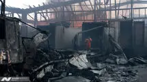 آتش‌سوزی دوباره در بندر شهید رجایی