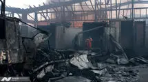 آتش‌سوزی دوباره در بندر شهید رجایی