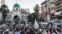 تجمع اعتراضی ساکنان القنیطره سوریه به دلیل بازداشت فرزندانشان توسط اسرائیل