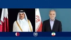 پزشکیان: تحمیل خواسته با ابراز فشار و تجاوز، راهبرد شکست خورده آمریکاست/ شیخ تمیم: تجاوز بزدلانه رژیم صهیونیستی را محکوم و در کنار برادران خود در ایران می‌ایستیم