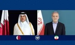 پزشکیان: تحمیل خواسته با ابراز فشار و تجاوز، راهبرد شکست خورده آمریکاست/ شیخ تمیم: تجاوز بزدلانه رژیم صهیونیستی را محکوم و در کنار برادران خود در ایران می‌ایستیم