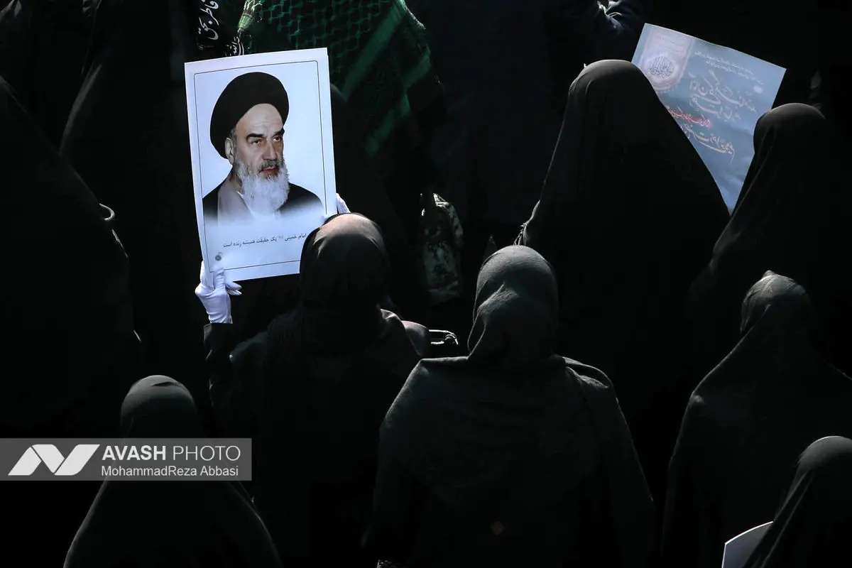 مراسم تشییع پیکرهای ۱۰۰ شهید گمنام - تهران