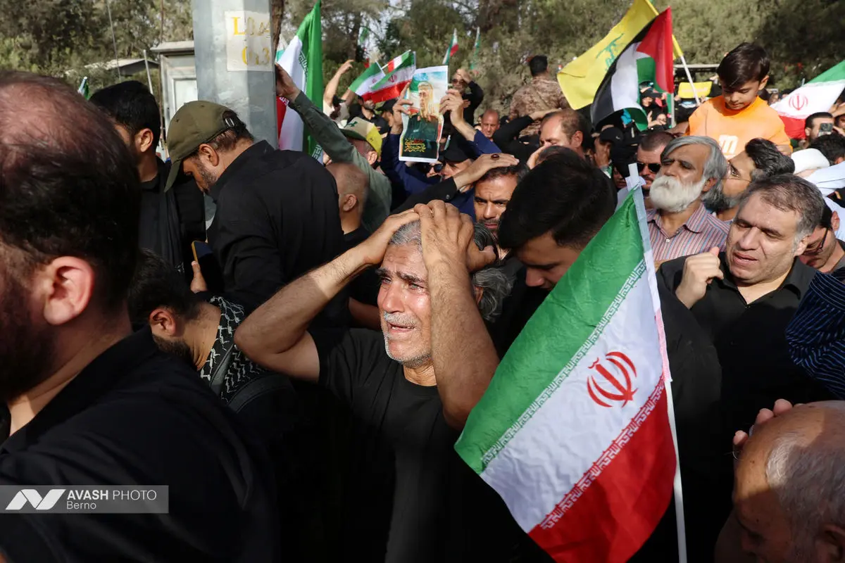 تشییع پیکرشهید محمد باقری و شهید محرابی در بهشت زهرا