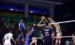شکست  والیبال ایران مقابل ایتالیا 
