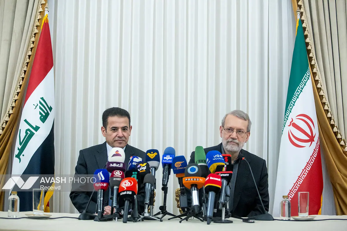 کنفرانس مشترک مطبوعاتی دبیر شورای عالی امنیت ملی و مشاور امنیت ملی عراق